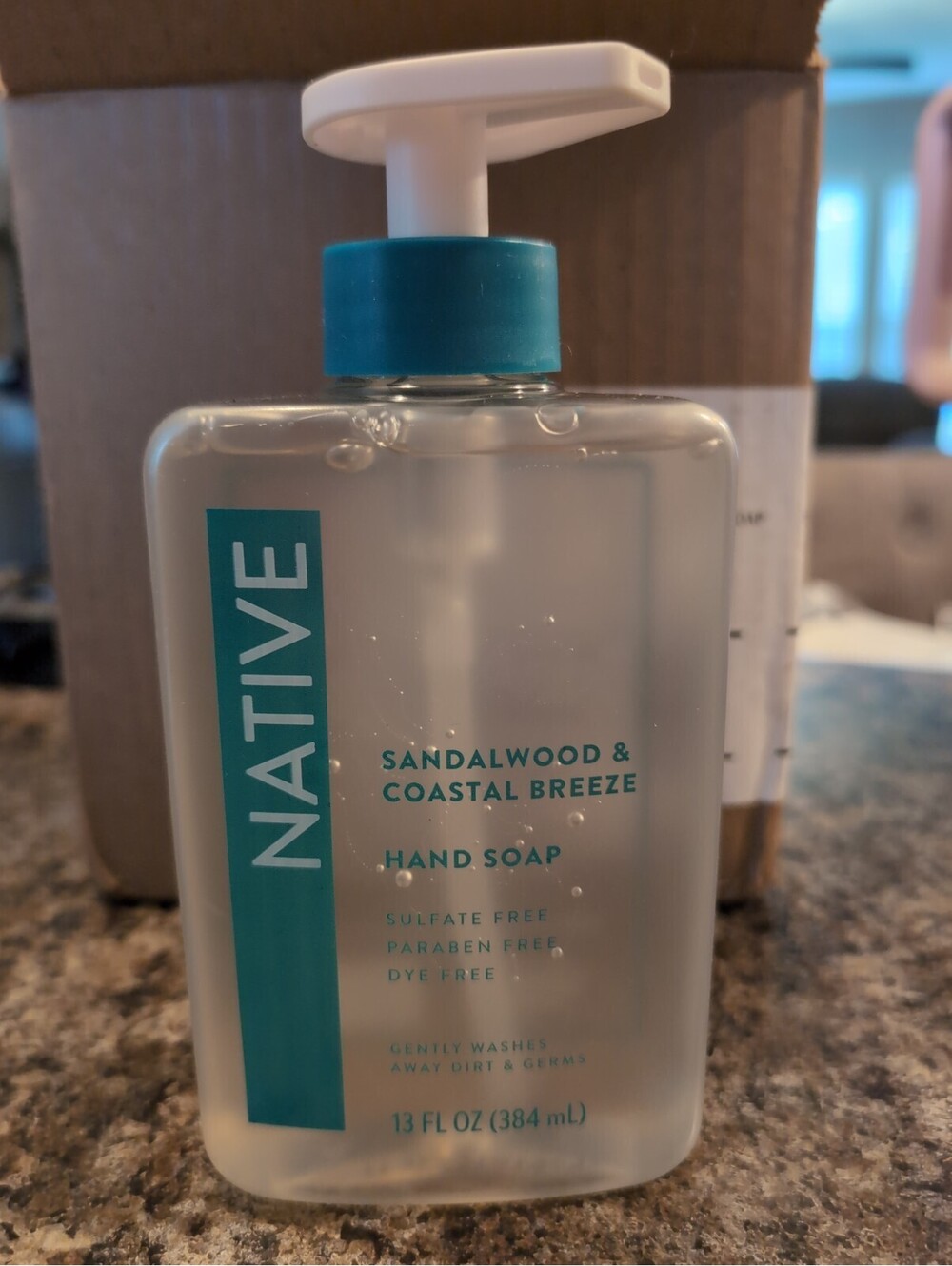 Native Liquid Hand Soap, Sandalwood & Coastal Breeze Scent, Non-Drying Formula
